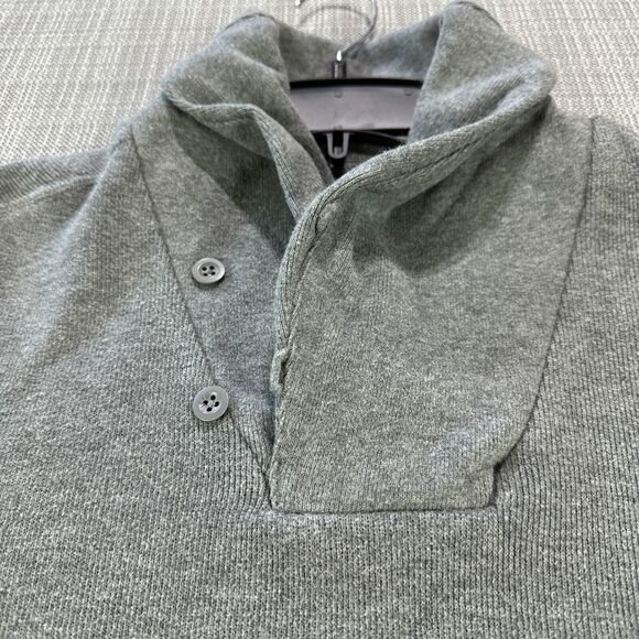 Vintage Polo Ralph Lauren Sweater Mens Medium Pullover Shawl Collared Gorp Pony - Picture 4 of 8